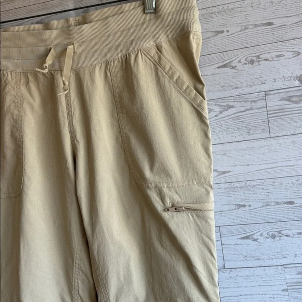 Duluth Trading Dry-on-the-Fly Cargo Pants Tan‎ hiking draw string 12 x 33 60755